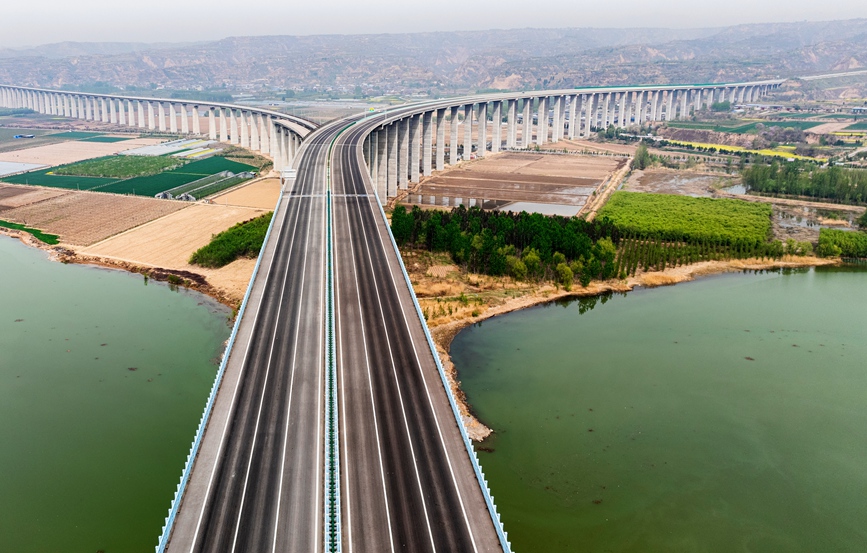 三门峡公铁黄河大桥。河南省交通运输厅供图